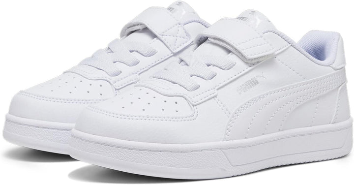 PUMA Unisex Kinder Caven 2.0 Ac+ Ps Sneaker, 28 EU White Silver Black