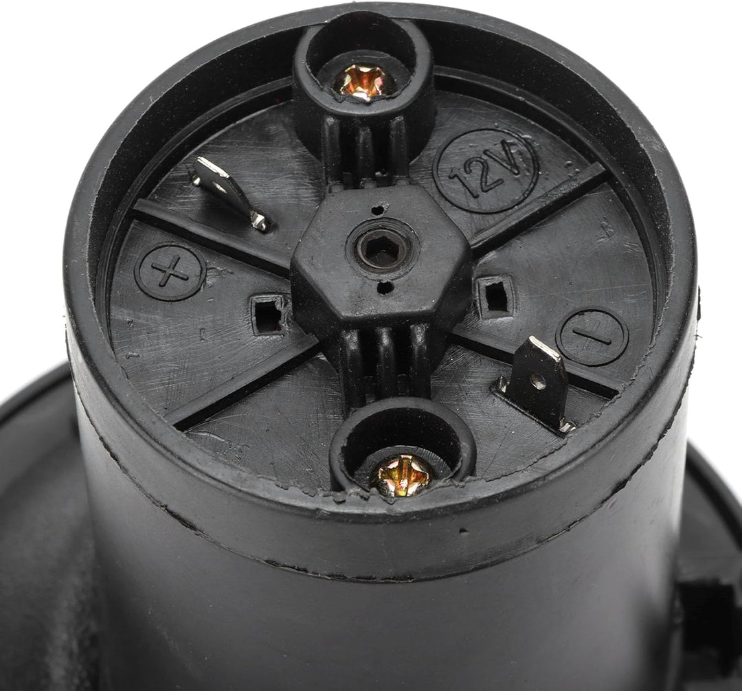 BOROCO Fahrzeughupe, Lufthupe Wasserdichte Hupe 110DB 12V Laut Antik Klaxon Universal Classic Vintag