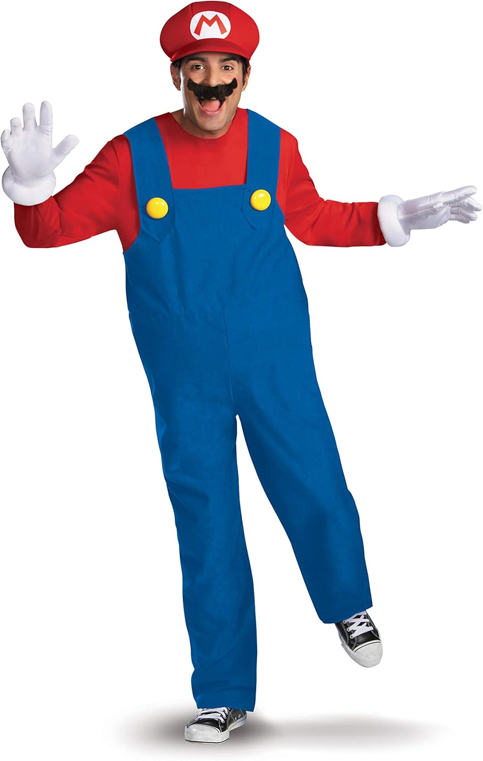 Super Mario Bros Herren Super Brothers Adult Deluxe Costumes, XXL