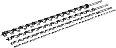 Silverline 868516 Lange Schneckenbohrer, 4-tlg. Satz 8–24 mm