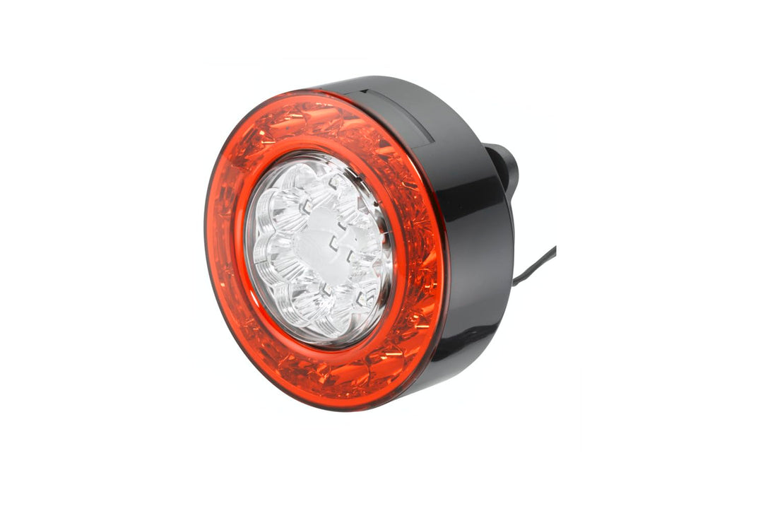 HELLA - Heckleuchte - LED - 12V - Anbau/Schraubanschluss - Lichtscheibenfarbe: rot/glasklar - LED-Li