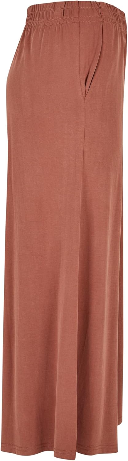Urban Classics Damen Hose Ladies Modal Culotte, weite 3/4 Hose für Frauen mit elastischem Bund in vi