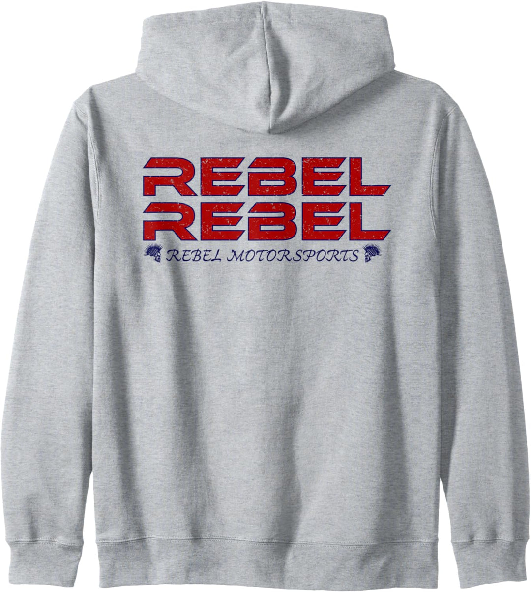 Rebel Motorsports Doppelseitig Rebel Rebel Kapuzenjacke