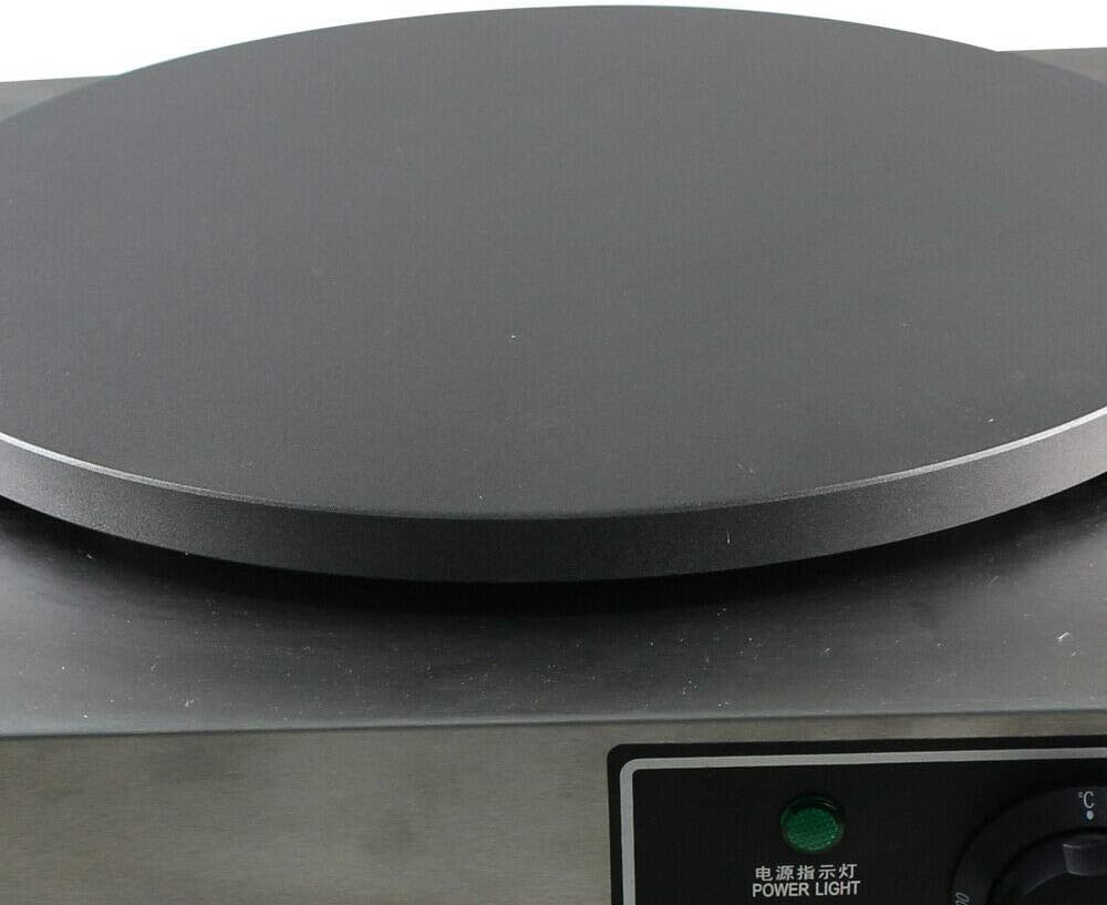Crêpes-Pfanne, 3000 W, Φ400 mm, Crêpes-Pfanne, Kupfer, elektrisch, beheizbar, Crêpespfanne, Edelstah