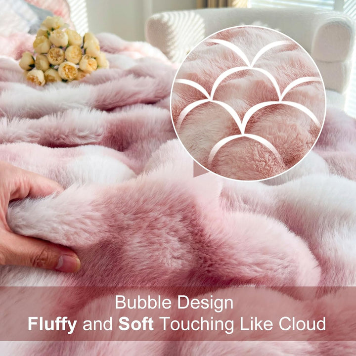 Kuscheldecke Kaninchen Plüsch Decke Super Soft Wohndecke Dick 1000 G/M² Flanell Decke Warme Überwurf