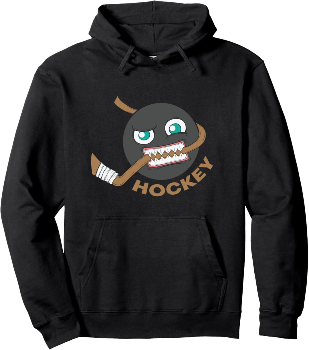 Heftiger Eishockey-Puck Pullover Hoodie