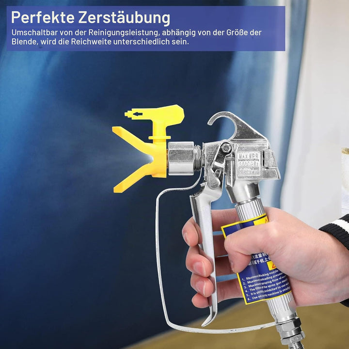 Weytoll Airless FarbdüSen Set, Airless Düse mit Spitzendichtung, Umkehrbare SprüHspitzen Airless Far
