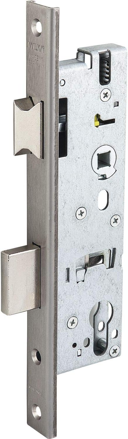 WILKA Rohrrahmenschloss U-Stulp m. Falle u. Riegel, PZW, DM 29, Edelstahl 29 mm, 29 mm