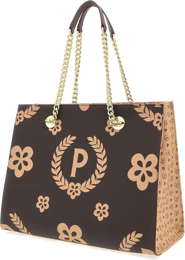 POLLINI POLLINI TASCHE HERITAGE TE8472PP0DQ Creme/Braun Einheitsgrösse, Creme/Braun Einheitsgrösse