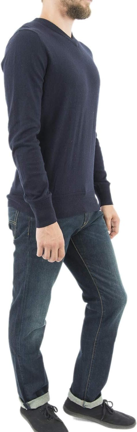 Schott NYC Herren Pullover M Navy, M Navy