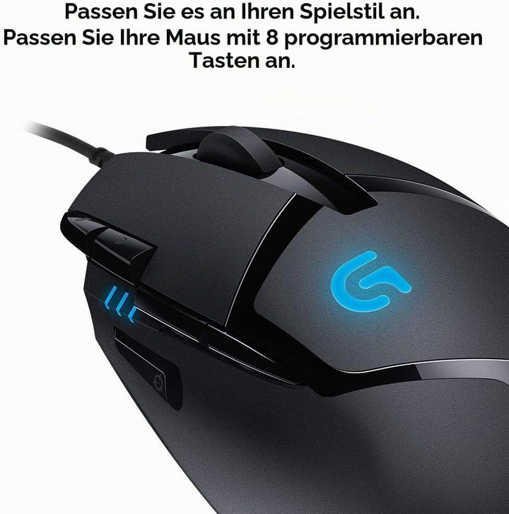 Logitech G402 Scroll-Rad, PC-Maus, PC/Mac, 2-Wege, Gaming Produkt