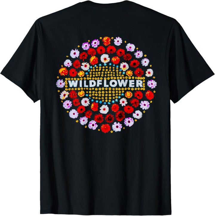 5 Seconds of Summer - Logo Wildflower Back Print T-Shirt