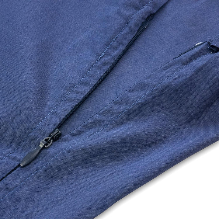 Outdoro Hüttenschlafsack, Ultra-Leichter Reise-Schlafsack - nur 350 g aus Reiner Baumwolle mit Kisse