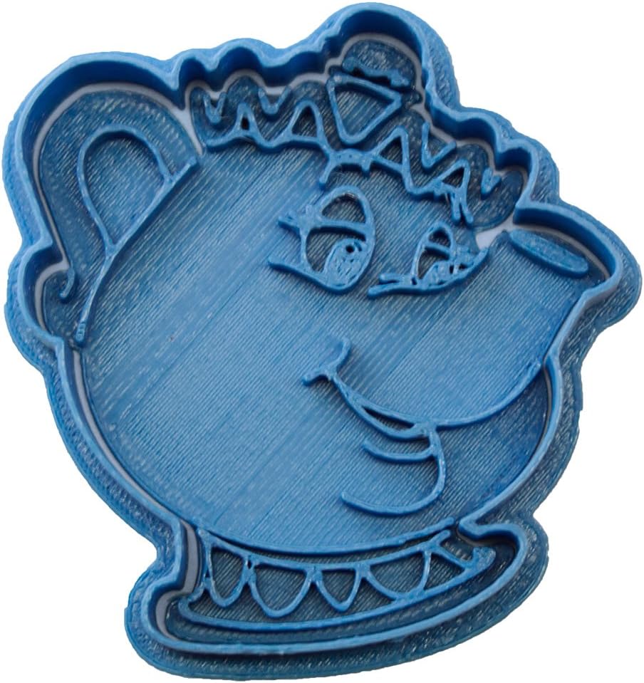 Cuticuter Bella Y Bestia Pack Ausstechform, Blau, 16 x 14 x 1.5 cm, 7 Stück