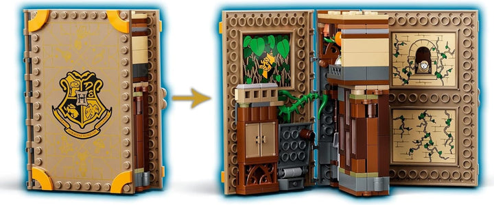 LEGO 76384 Harry Potter Hogwarts Moment: Kräuterkundeunterricht Set, Spielzeugkoffer mit Minifiguren