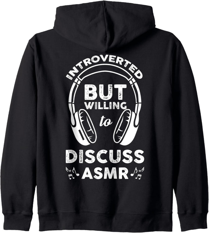 Introvertiert, aber bereit, ASMR-Schlafgeräusche zu diskutieren Kapuzenjacke