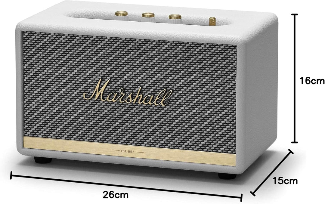 Marshall Acton II Bluetooth Lautsprecher, Kabelloser - Weiss Weiss Heimlautsprecher Acton II, Wei&#x