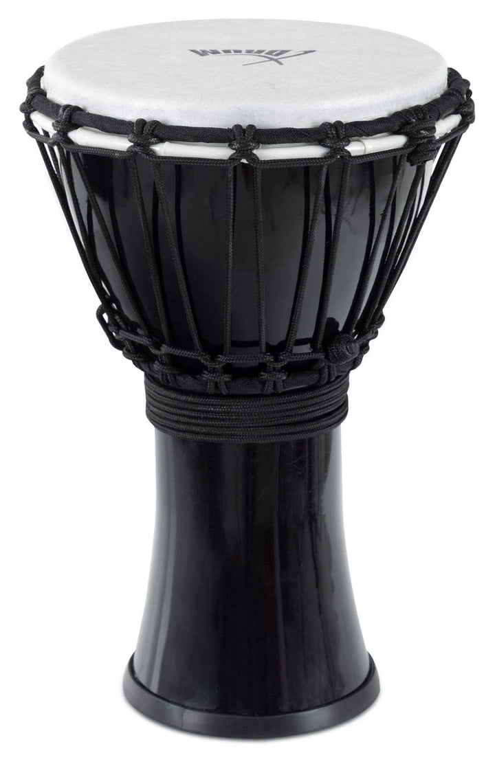 XDrum Primero Junior 31cm Djembe aus PVC - Korpus aus Kunststoff mit traditionellem Stimmsystem - Ko