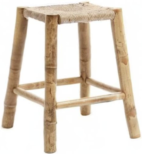 House Doctor Hocker, Kalyan, Natur, l, w: 30 cm, h: 45 cm, Marmor, Standard, 209800600 Standard Natu