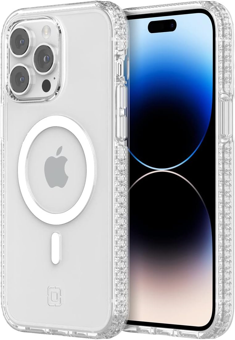 Incipio Grip for MagSafe Multi-Gerichtet Griff Handyhülle für iPhone 14 Pro Max, Klar Clear, Clear
