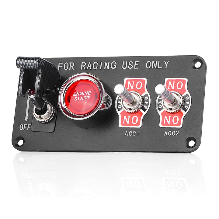 Jtron Autoschalterfeld 12v20a Kippschalter 4 in 1 Zündschalter 12v50A START-Taste für Autoboot (ON-O