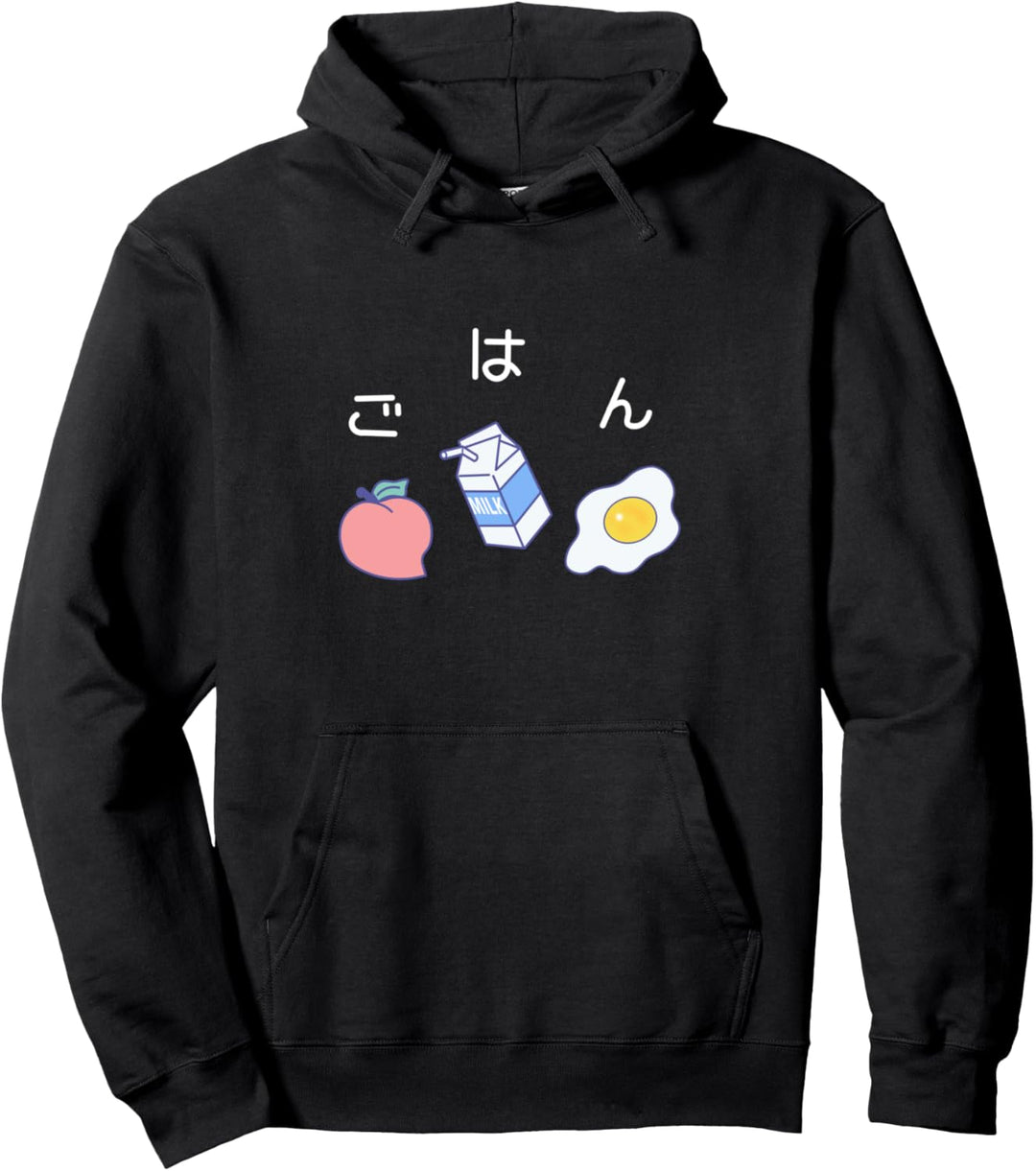 Niedliche Grafik Otaku Anime Teen Ästhetik Kawaii Japanischer Text Pullover Hoodie