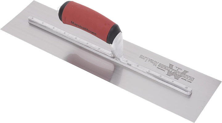 Glättkelle MXS60D - Gebogener Durasoft Griff, Carbonstahl, 406x76 mm