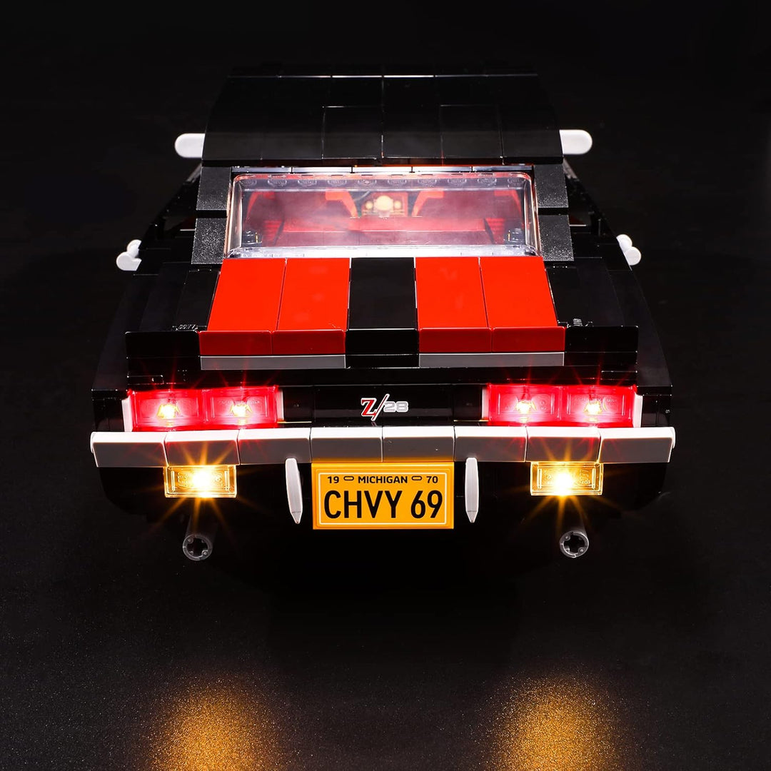 BRIKSMAX 10304 Led Licht für Lego Chevrolet Camaro Z28 - Compatible with Lego  Icons Bausteinen Mode