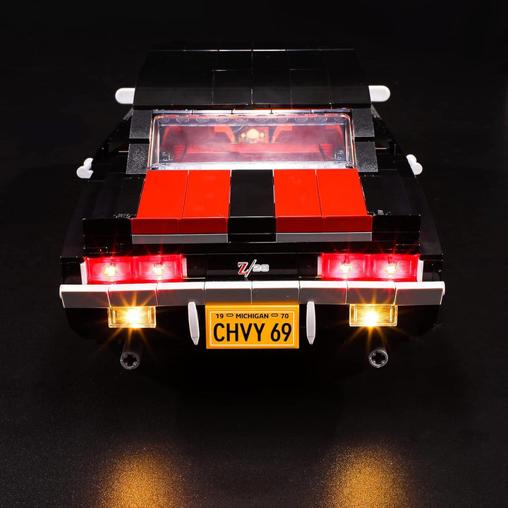 BRIKSMAX 10304 Led Licht für Lego Chevrolet Camaro Z28 - Compatible with Lego  Icons Bausteinen Mode
