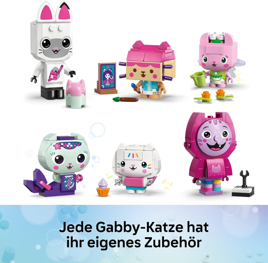LEGO Gabbys Puppenhaus Gabbys Katzenfreunde - Spielzeug mit 6 Tierfiguren inkl. Meerkätzchen und Kit
