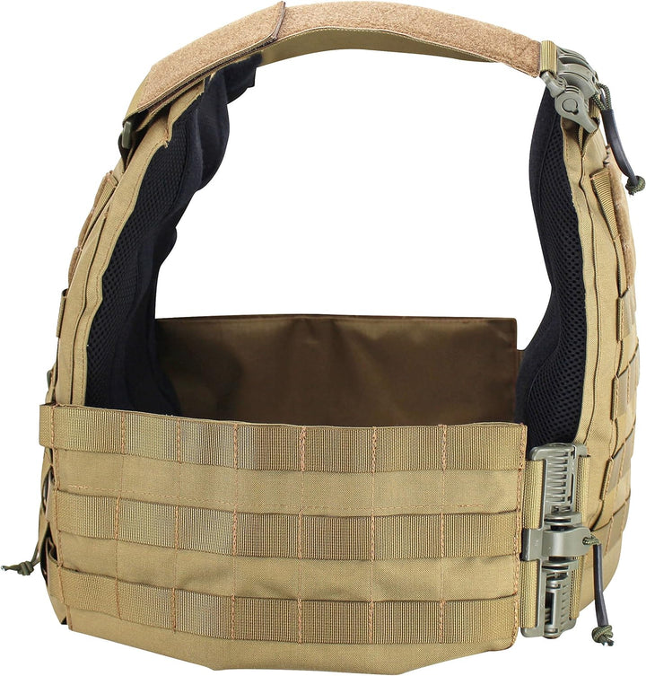Zentauron Plattenträger Vulcan III Pro Plate Carrier Vest Molle System für Taktische Ausrüstung aus