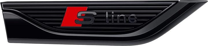 Audi 8W6071807H Plakette S-Line, rechts, Element Kotflügel, schwarz