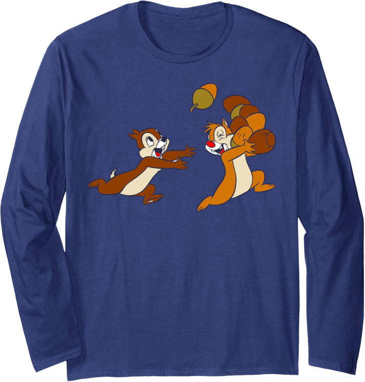 Disney Chip 'N Dale Acorn Chase Langarmshirt