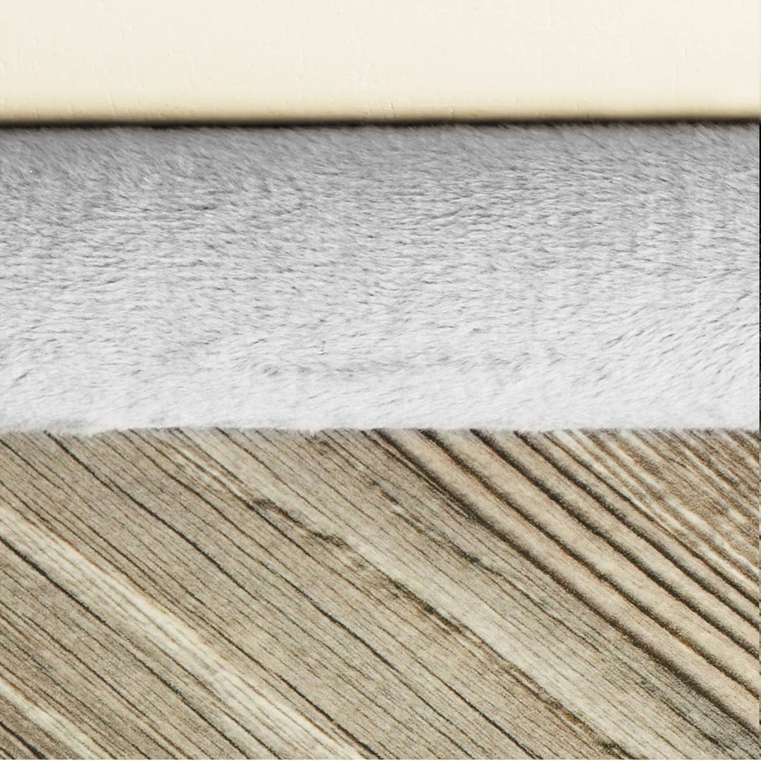 com-four® 2X Zugluftstopper für die Tür - Mikrofaser Türbodendichtung - Luftzugstopper mit Doppeldic