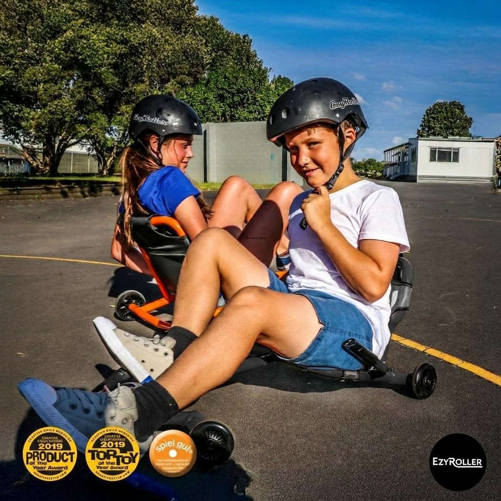 Ezyroller Kinderfahrzeug Dreirad Classic X Trike Kinder Sitz Scooter Ezy Roller (schwarz), Schwarz