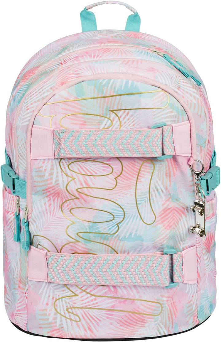 Baagl Schulrucksack Set Jungen Mädchen 3 Teilig, Schultasche ab 3. Klasse, Grundschule Ranzen mit Br