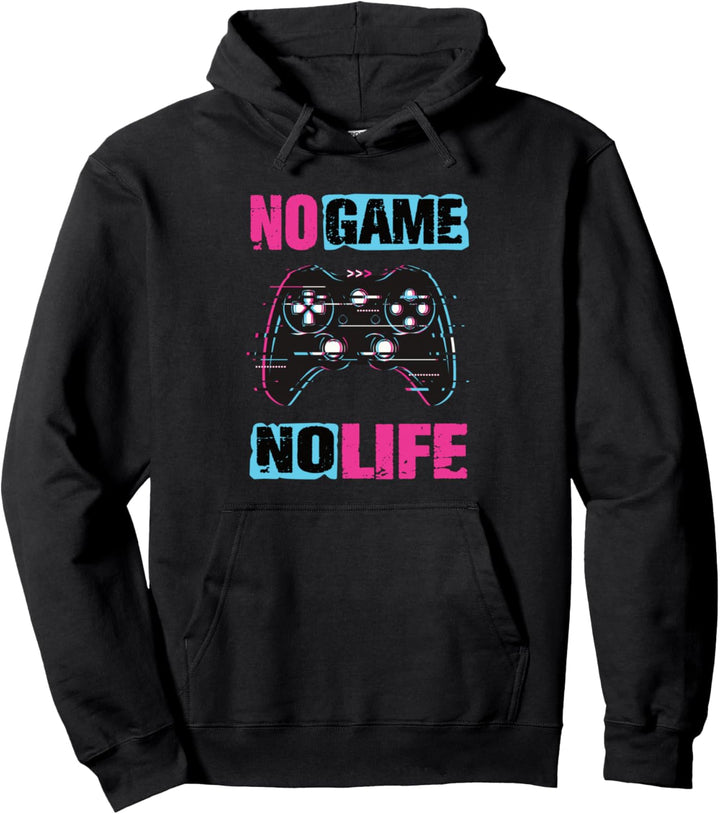No Game No Life - Gamer Gaming Sprüche Gaming Gamer Pullover Hoodie