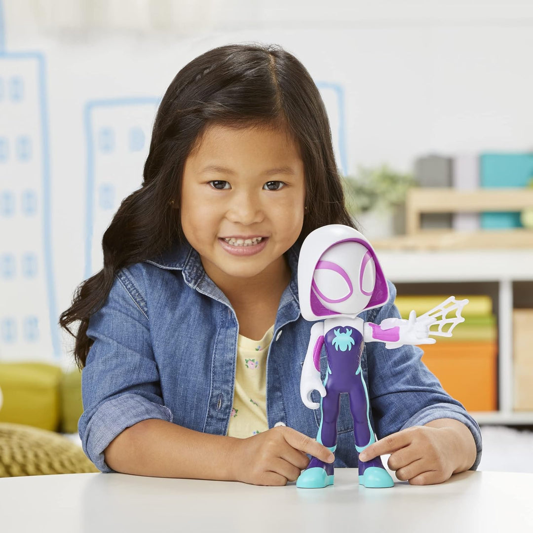 Marvel Spidey and His Amazing Friends Supersized Hero 22.5-cm Action Figures 3-Pack MEGA MULTIPACK,