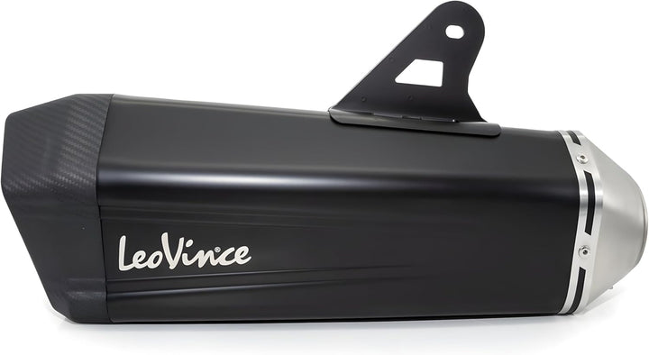 Endschalldämpfer/Auspuffanlage LeoVince SLIP-ON SBK LV-12 Black Edition, Edelstahl schwarz, Carbon K