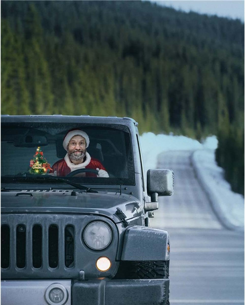 Goobay 60336 Weihnachtsbaum Künstlich 22 cm/Warmweisse LED Beleuchtung/Weihnachtsdeko für Beistellti