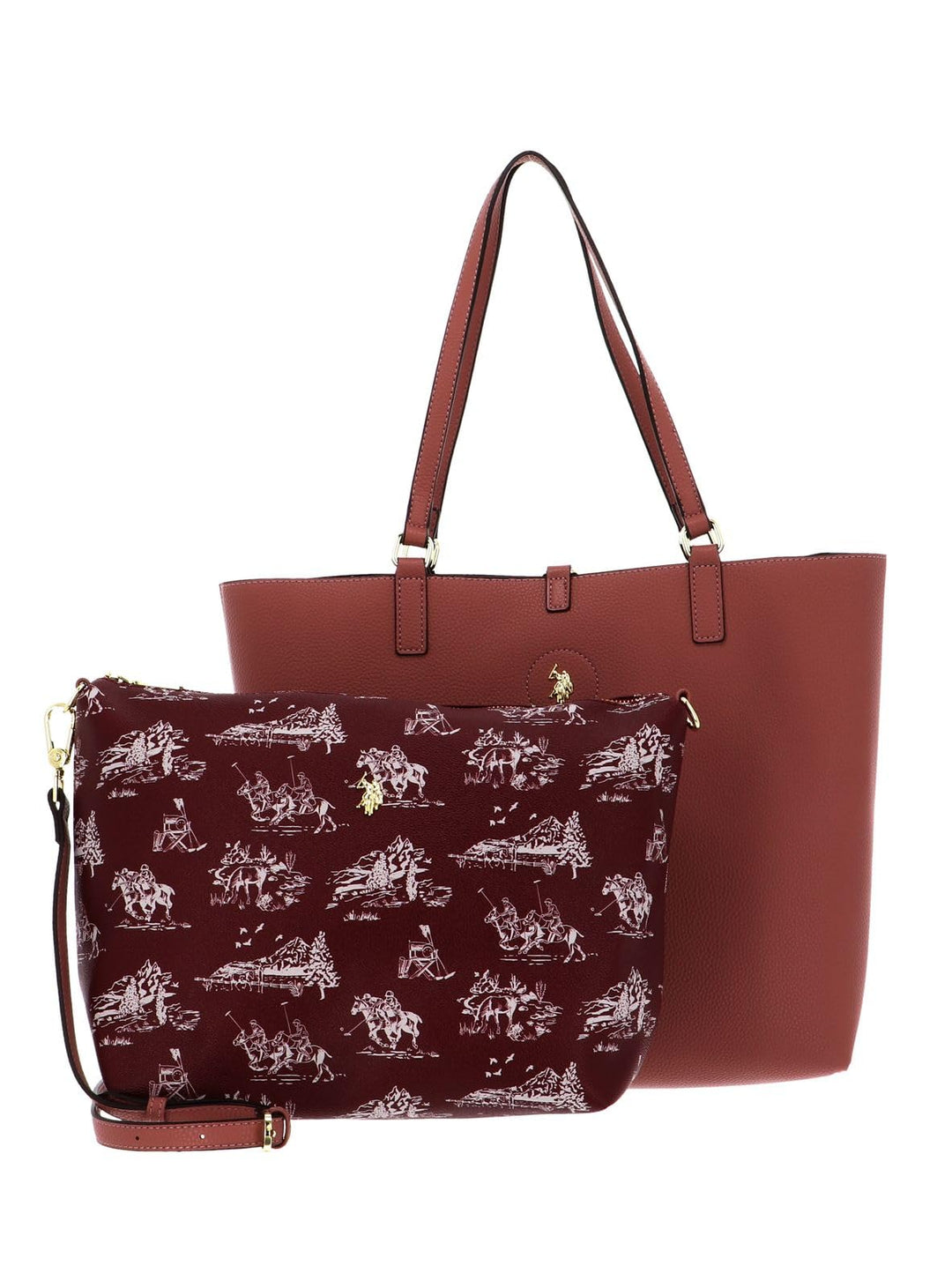 U.S. POLO ASSN. Rogersville Shopper Tasche mit Wendefunktion 34 cm