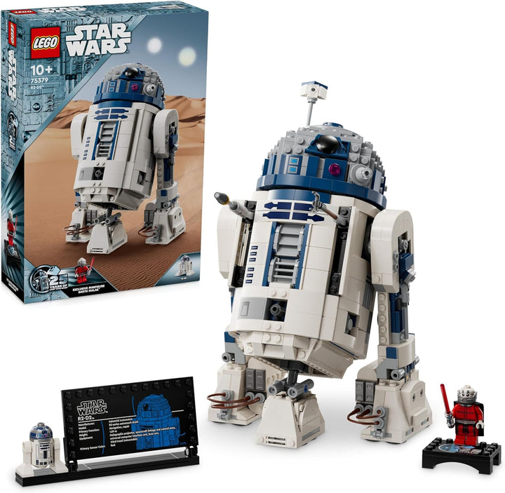 Lego Star Wars R2-D2, Modell-Set für Kinder, Jungen & Mädchen, baubare Spielzeug-Droidenfigur mit 25
