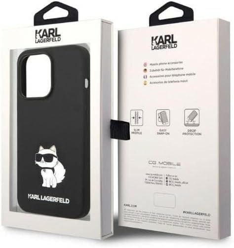 KARL LAGERFELD KLHCP14XSNCHBCK Hülle für iPhone 14 Pro Max 6,7" hardcase Schwarz