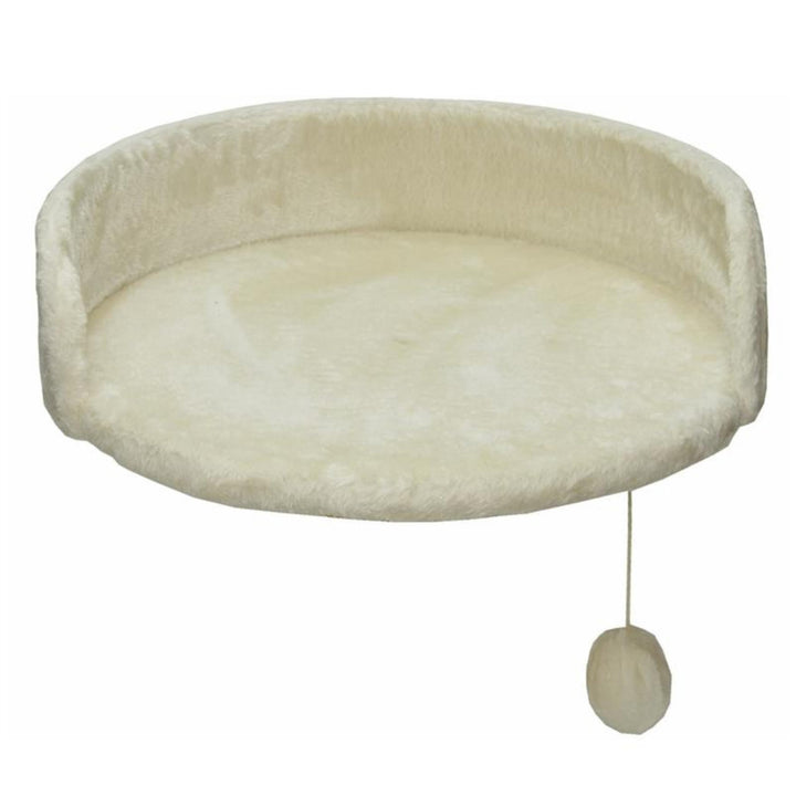 nanook Kratzbaum Liegeplatz Top für kräftige Katzen - Grösse XXL - 46 cm Ø - Beige Mandelbeige, Mand
