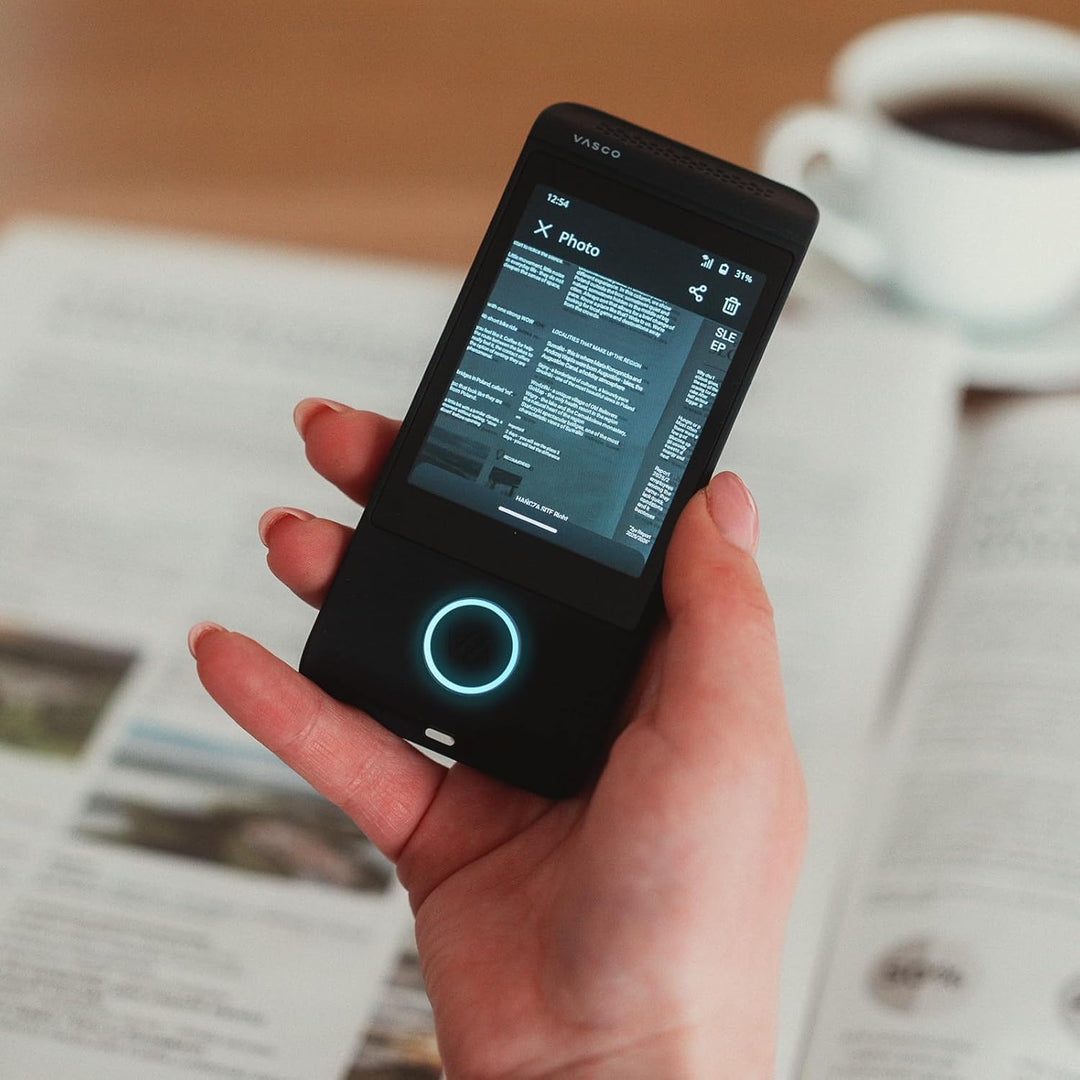 Vasco Translator M4 | Sprachübersetzer | 113 Sprachen | Foto Übersetzer | Automatik-Modus | Gratis I