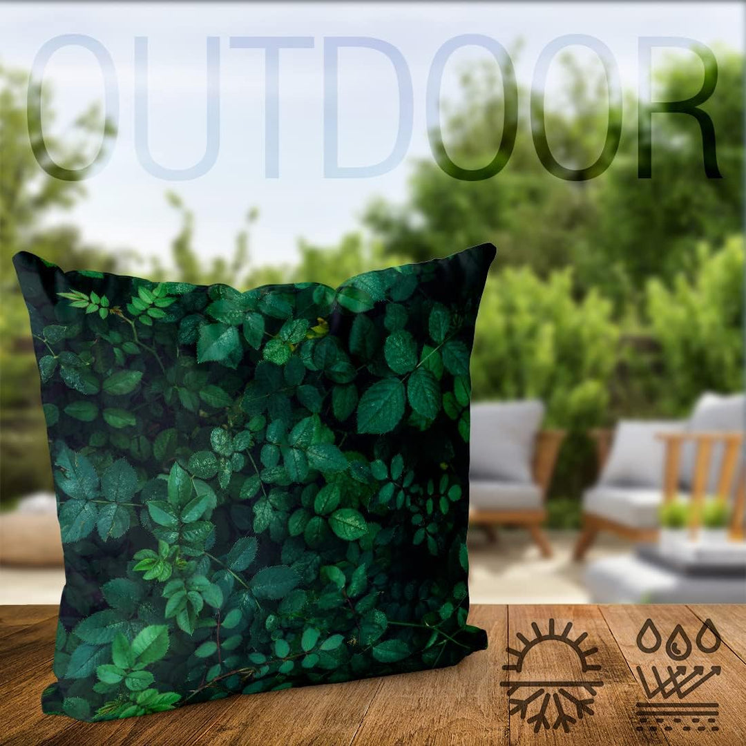 VOID Green Leaves Kissenbezug Kissenhülle Sofakissen Kissen Deko Outdoor-Kissen Dekokissen, Kissen G
