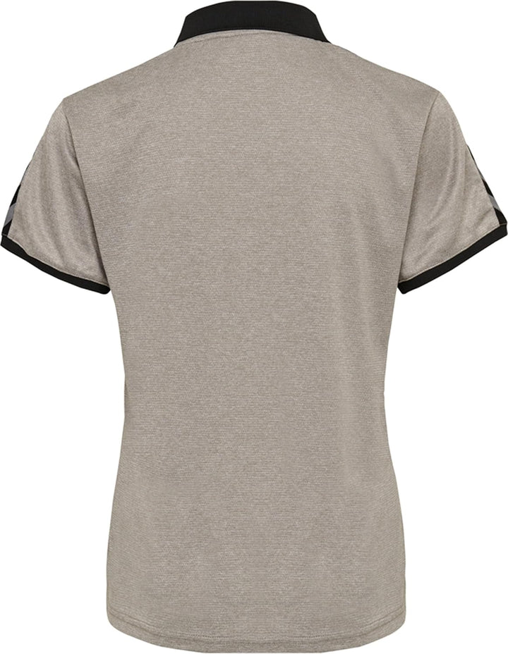 hummel Polo Hmlauthentic Damen XS Grau Melange, XS Grau Melange