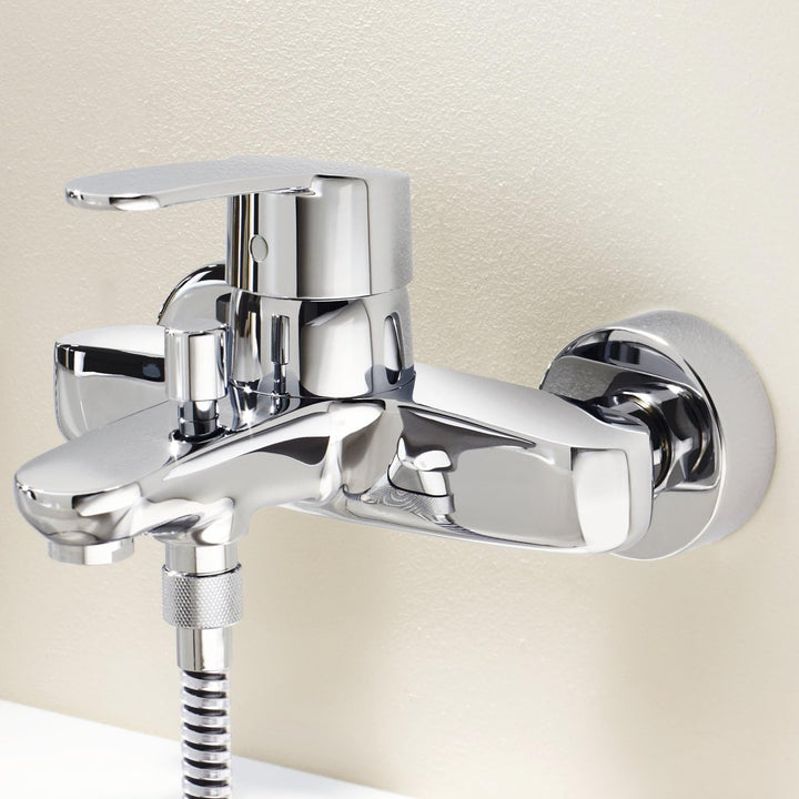 GROHE Eurostyle Cosmopolitan - Einhand-Wannenbatterie (langlebige Oberfläche, für die Wandmontage, S