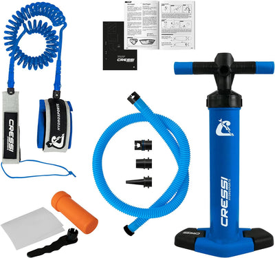 Cressi Isup Complet Set - SUP Board Kit Einfach aufzublasen (weniger als 10 Minuten) Komplett mit al