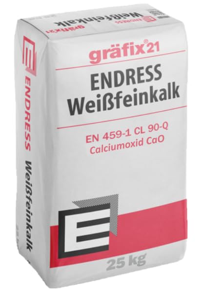 Gräfix 21 Weissfeinkalk 25kg CL 90-Q Ergiebig Sehr hohe Reinheit und Weissgrad Luftbindend Sehr fein